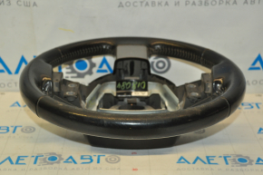 Naked steering wheel for Nissan Murano z50 2007, black leather, scuffs, scratches