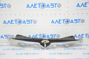 Radiator grill assembly Tesla Model S 16-20 rest, with emblem, chrome, sand on emblem