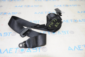 Seat belt rear right BMW 3 F30 12-18 black, worn