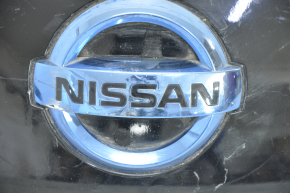 Nissan Leaf 13-17 Front Charging Port Cover Trim with Badge, Crack, Badge Scratched