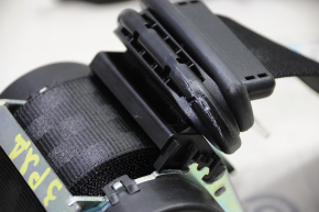 Seat belt 3 row right Audi Q7 4L 10-15 black, cracks on fastening