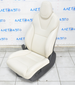 Driver's seat Tesla Model S 16-20 rest, with airbag, electric, beige leather, heating