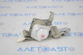Seat belt rear right Toyota Prius 30 10-15 light gray, dry cleanable