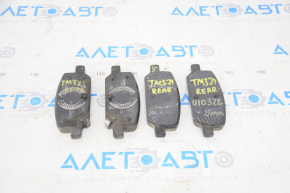 Rear brake pads 4pcs set Tesla Model 3 18-9mm