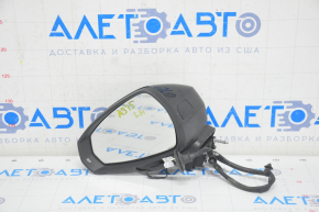 Side mirror left Audi A3 8V 15-20 4d, 5d, 6+2 pins, turn signal, heated, black, BSM