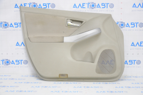 Door trim card front left Toyota Prius 30 10-15 beige, with beige insert cloth, worn, for dry cleaning