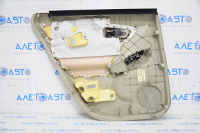Door trim card rear right Toyota Prius 30 10-15 beige, with beige insert cloth, scratches, for dry cleaning