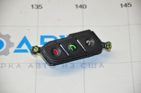 Steering wheel control buttons right lower Kia Optima 11-13 abrasions on chrome, broken fasteners