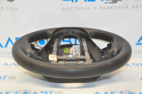 Naked steering wheel Kia Optima 12-13 black rubber, without pads and buttons, scuffs on plastic and rubber