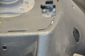 Naked steering wheel Kia Optima 12-13 black rubber, without pads and buttons, scuffs on plastic and rubber