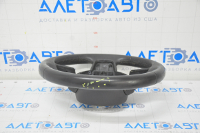 Bare steering wheel Audi A3 8V 15-20 leather, black, under petals, without buttons and petals, scratches