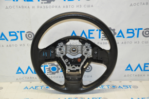 Naked steering wheel Subaru Forester 14-16 SJ black rubber, with rear pad