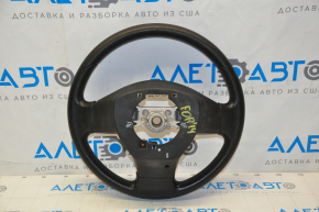 Naked steering wheel Subaru Forester 14-16 SJ black rubber, with rear pad