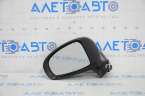 Side mirror left Toyota Prius 30 10-15 5 pins, green