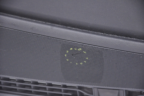 Torpedo front panel with AIRBAG Audi A3 8V 15-16 4d, FWD, black, with aluminum insert, speaker grille honeycomb break