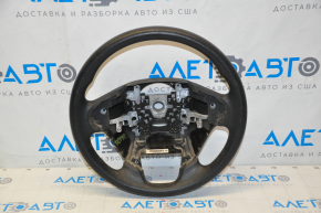 Bare steering wheel Honda Accord 13-17 rubber black, with rear pad, scratches on plastic