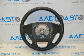Bare steering wheel Honda Accord 13-17 rubber black, with rear pad, scratches on plastic