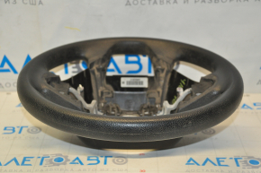 Bare steering wheel Honda Accord 13-17 rubber black, with rear pad, scratches on plastic
