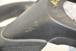 Bare steering wheel Honda Accord 13-17 rubber black, with rear pad, scratches on plastic