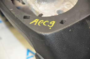 Bare steering wheel Honda Accord 13-17 rubber black, with rear pad, scratches on plastic