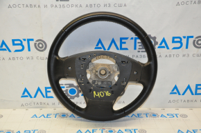 Naked steering wheel Mitsubishi Outlander 14-21 leather black, scuffs on leather