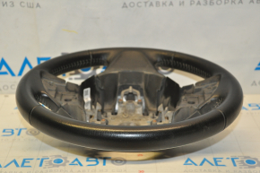 Naked steering wheel Mitsubishi Outlander 14-21 leather black, scuffs on leather