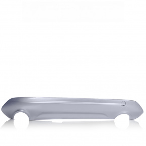 Rear bumper trim lower Ford Escape MK3 13-16 prerest 2 pipes with plug