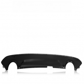 Rear bumper trim lower Ford Escape MK3 13-16 prerest 2 pipes with plug