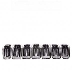 Radiator grill grill Jeep Cherokee KL 14-18 prerest chrome set 7pcs