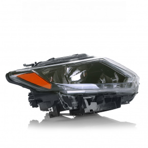Headlight front right Nissan Rogue 14-16 bare halogen