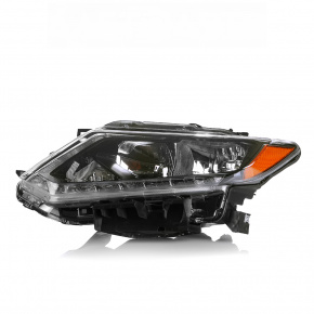 Headlight front left Nissan Rogue 14-16 bare halogen