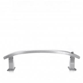Jeep Cherokee KL 14-18 front bumper reinforcement aluminum, for towing hook, without radar, long fangs,