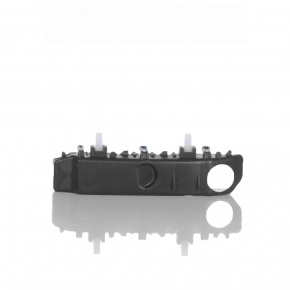 Front bumper mount left wing Kia Forte 4d 14-18