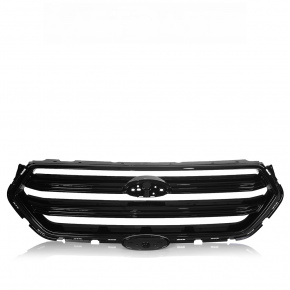 Radiator grill grill Ford Escape MK3 17-19 rest black gloss