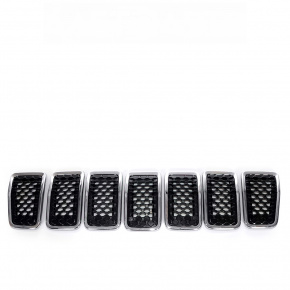 Radiator grill grill Jeep Cherokee KL 19-rest chrome set 7pcs