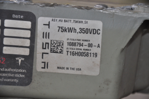 Battery pack VVB in assembly Tesla Model S 16-20 rest 75kWh 10k