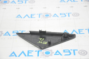 Door triangle outer front left Audi A3 8V 15-20 4d, 5d black gloss