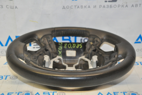 Naked steering wheel for Toyota Sequoia 2011, black leather, no buttons or cruise control, scuffs, bumps