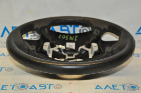 Naked steering wheel Toyota Highlander 08-13 leather black, scratches on leather and plastic