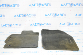 Set of mats Toyota Prius 30 10-15 cloth gray, for dry cleaning