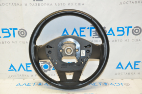 Naked steering wheel Mazda CX-5 16-16 leather black, with pads, scratches, dents