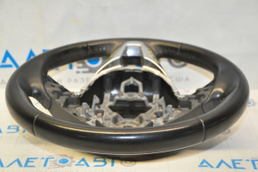Naked steering wheel Mazda CX-5 16-16 leather black, with pads, scratches, dents