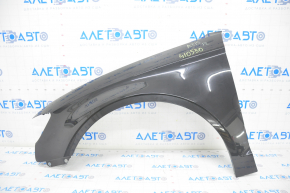 Front left wing Audi A3 8V 15-20 4d with brackets, black LY9T