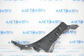 Rear pillar trim left lower Audi A3 8V 15-20 4d, 5d, black, without airbag, scratches, broken fastener