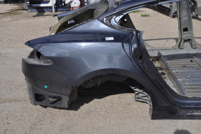 Quarter wing rear right Tesla Model S 12-20 on the body, aluminum panel, graphite