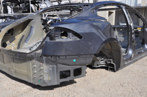 Quarter wing rear right Tesla Model S 12-20 on the body, aluminum panel, graphite