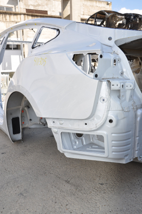 Quarter wing rear left Tesla Model 3 21- on the body, white