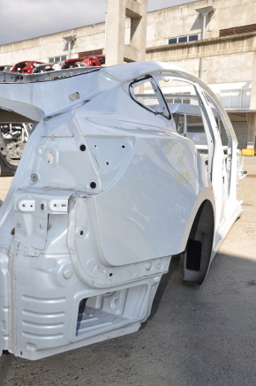 Quarter wing rear right Tesla Model 3 21- on the body, white, butt