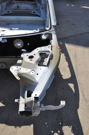 Tesla Model 3 18 front left quarter - on body, white