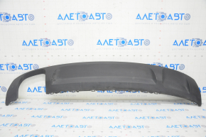 Rear bumper lip Audi A3 8V 15-16 for 1 pipe, structure, scratches